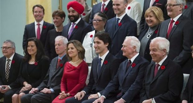 Un gouvernement canadien de diversité.