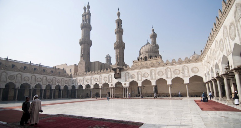 Mosquée al Azhar au Caire.