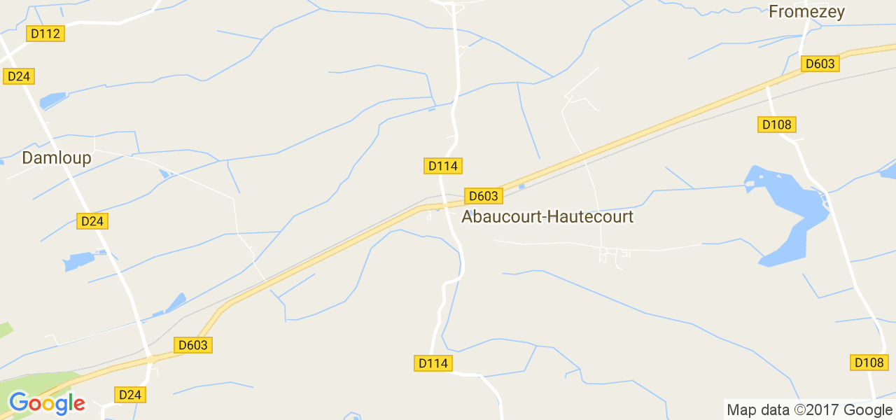 map de la ville de Abaucourt-Hautecourt