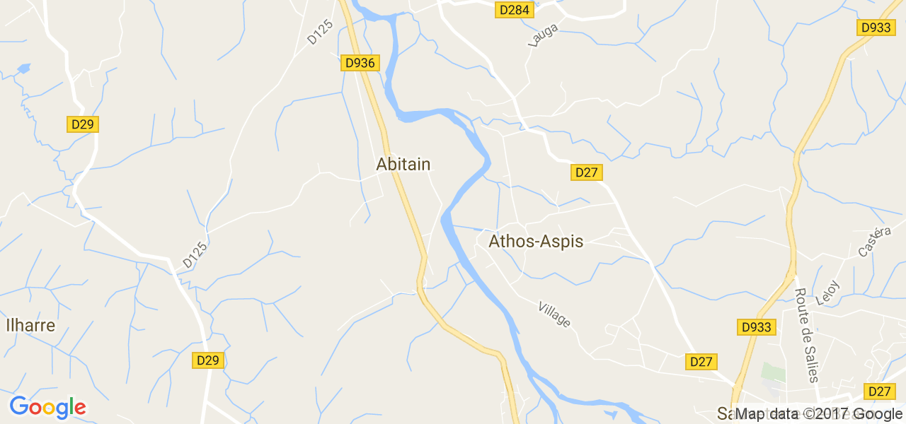 map de la ville de Abitain