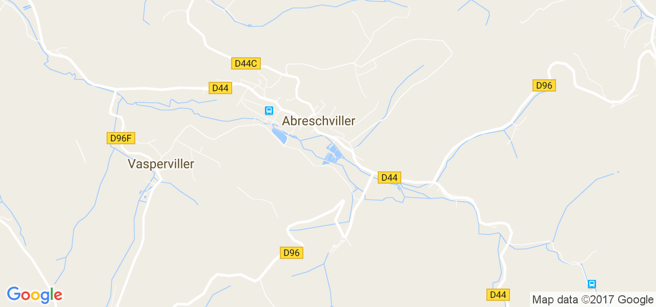 map de la ville de Abreschviller