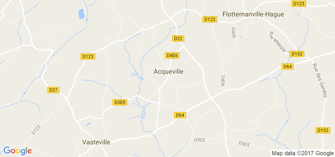 map de la ville de Acqueville