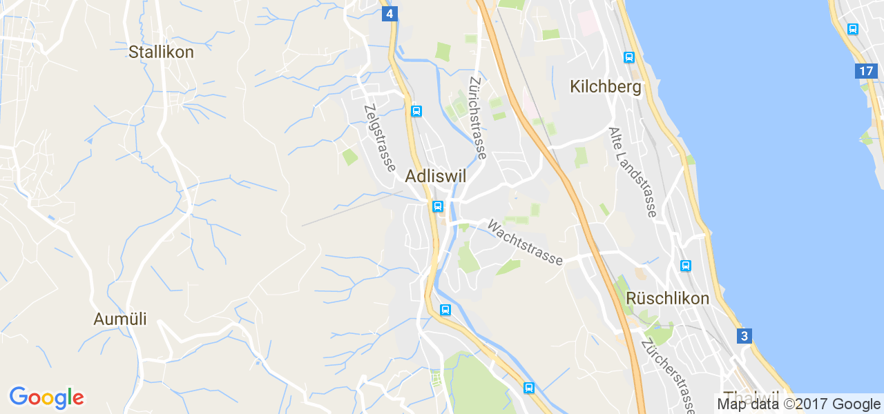 map de la ville de Adliswil