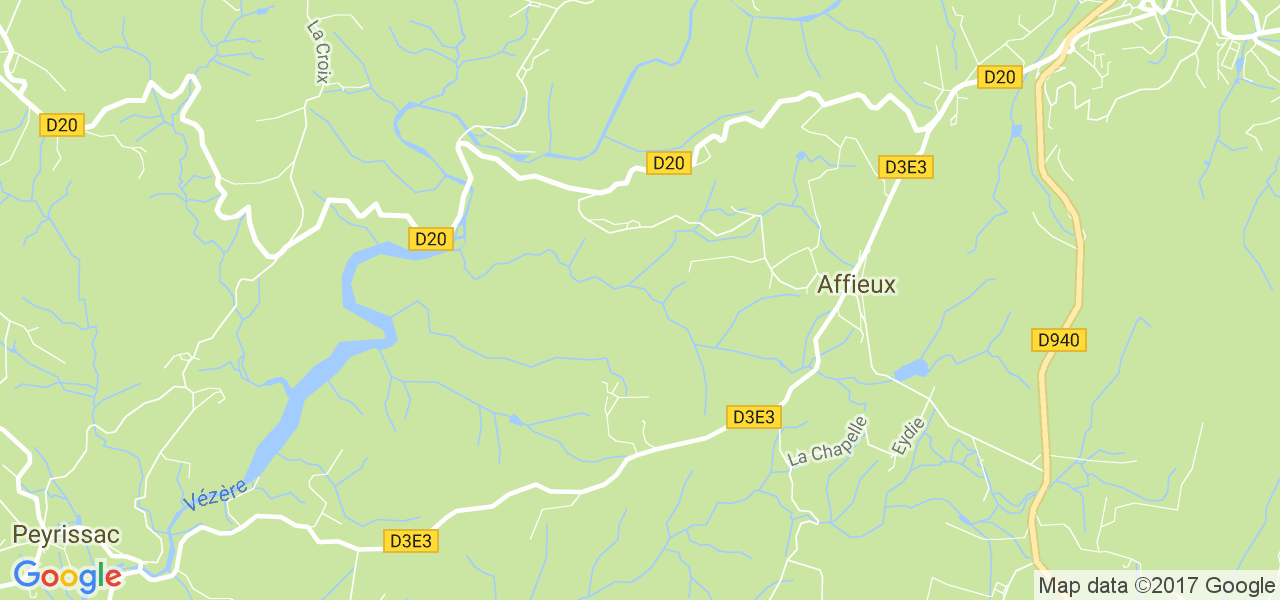 map de la ville de Affieux