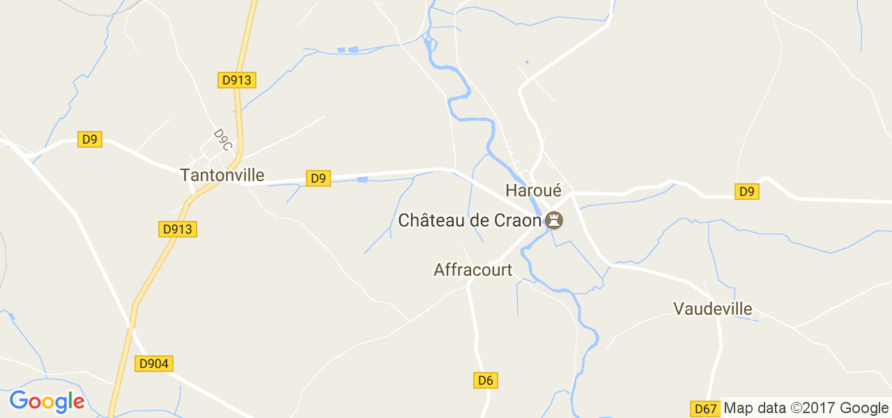 map de la ville de Affracourt