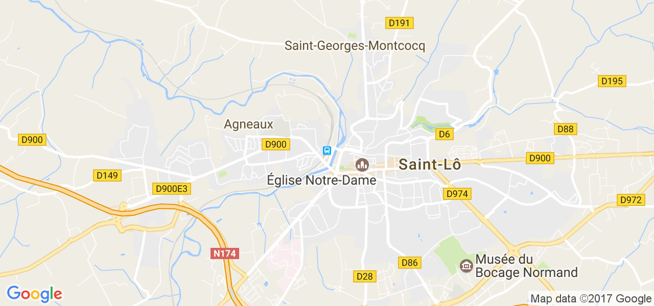 map de la ville de Agneaux