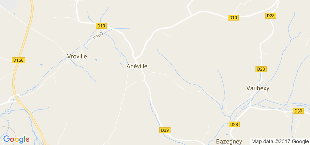 map de la ville de Ahéville