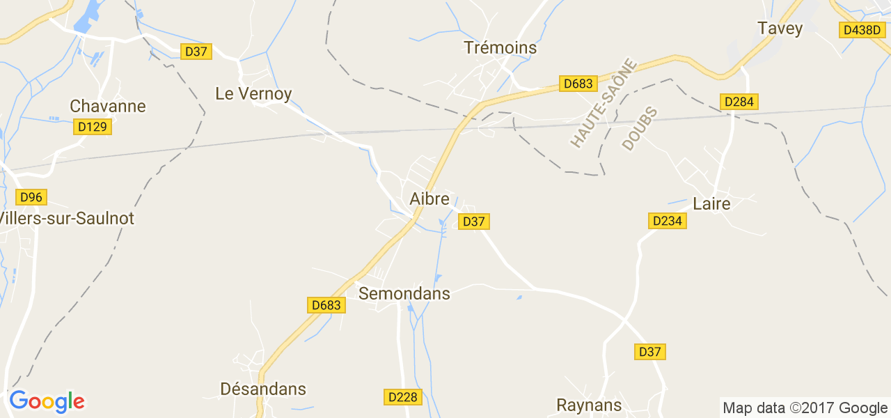 map de la ville de Aibre