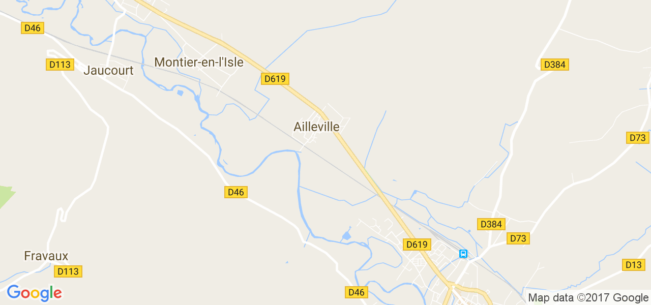 map de la ville de Ailleville