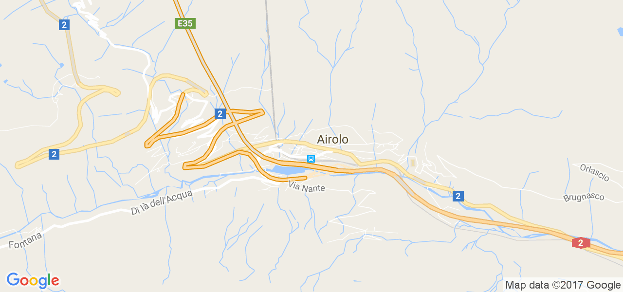 map de la ville de Airolo