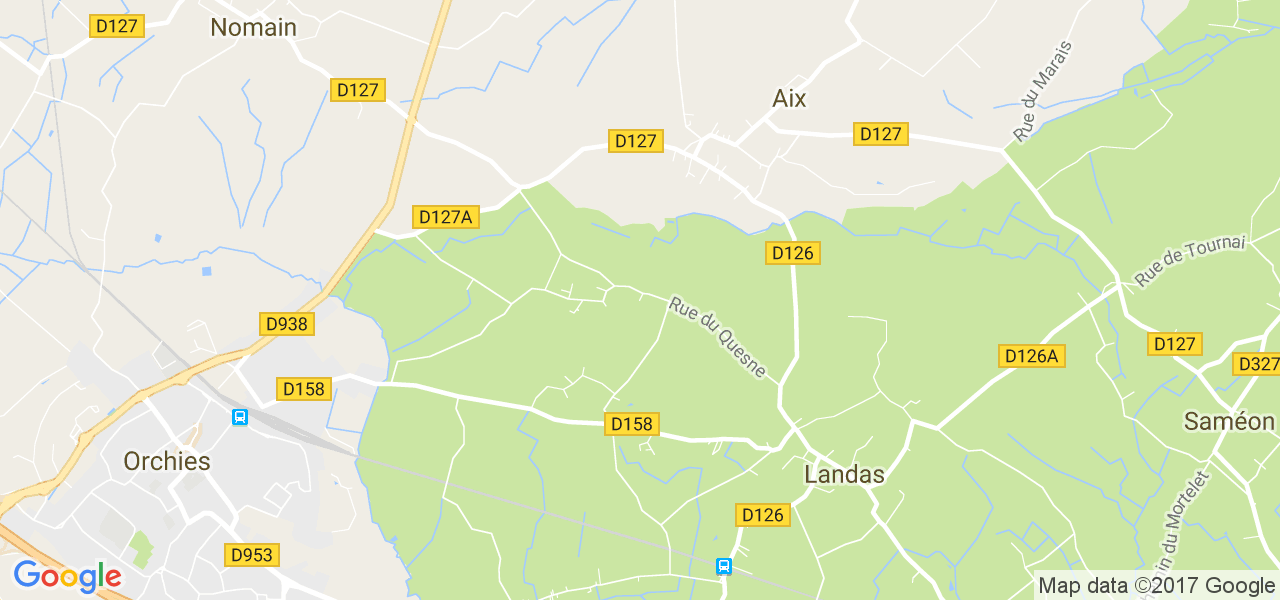 map de la ville de Aix