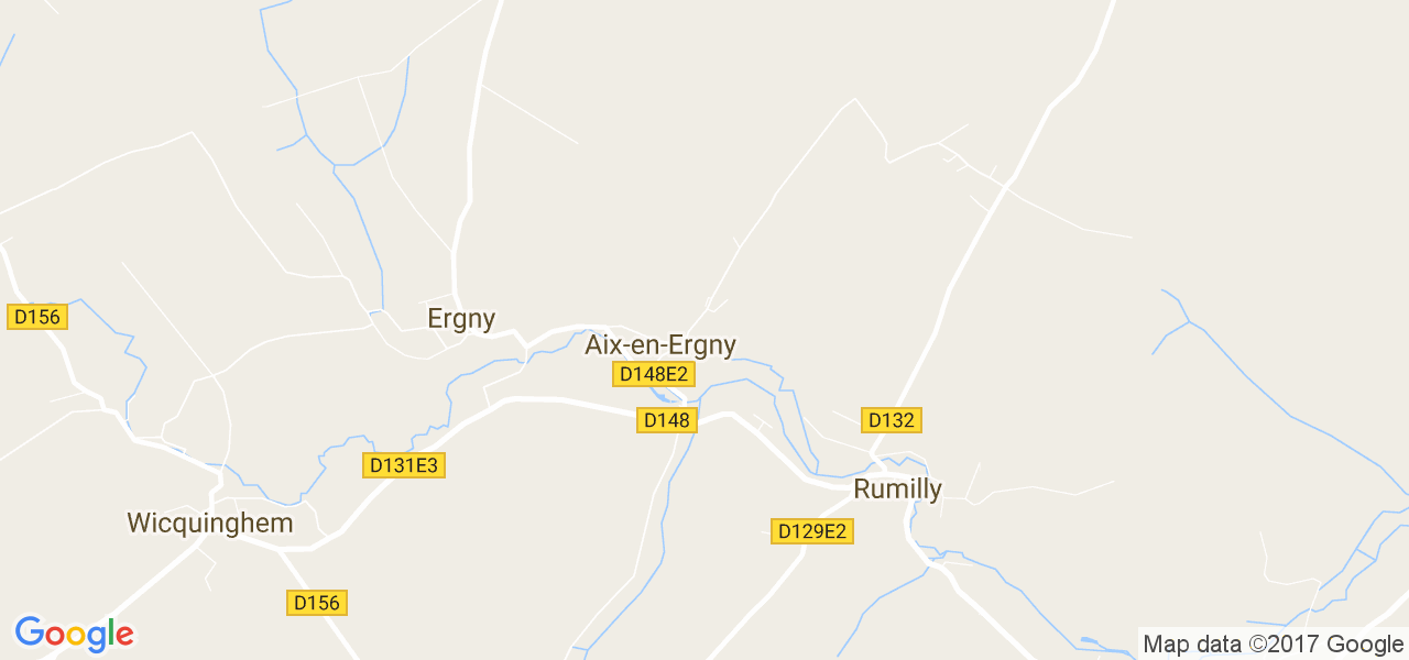 map de la ville de Aix-en-Ergny