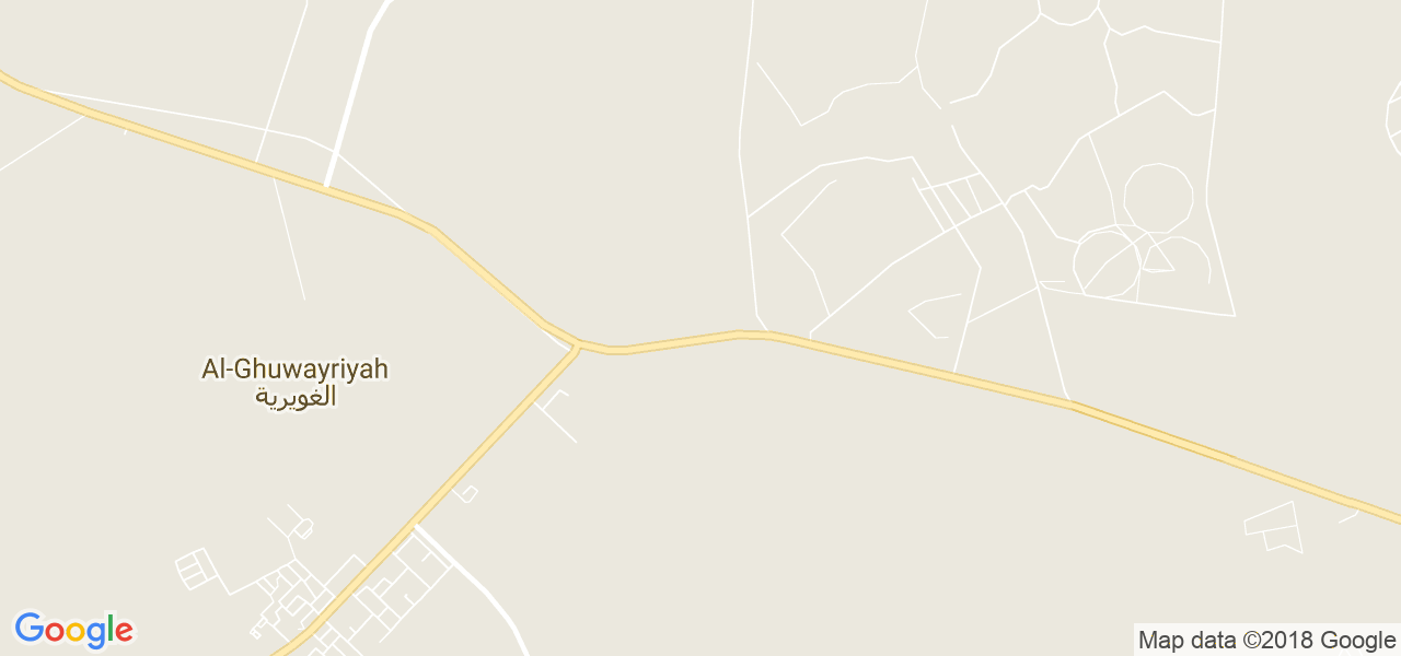 map de la ville de Al Ghuwayriyah