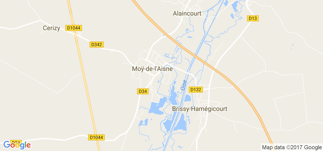 map de la ville de Alaincourt