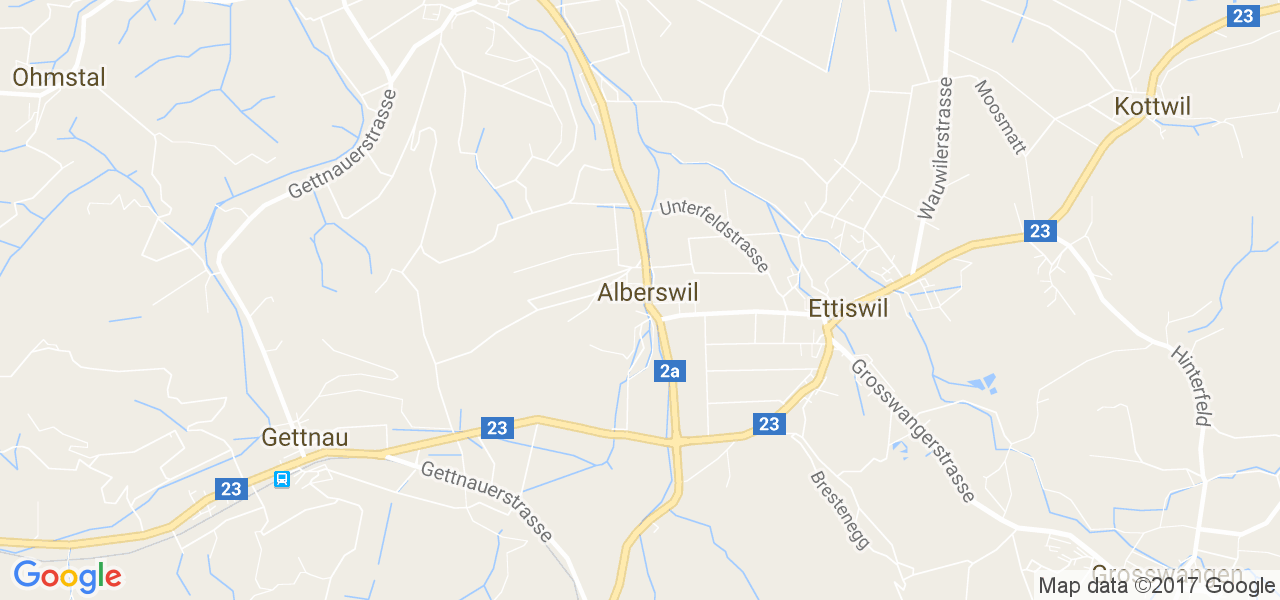 map de la ville de Alberswil