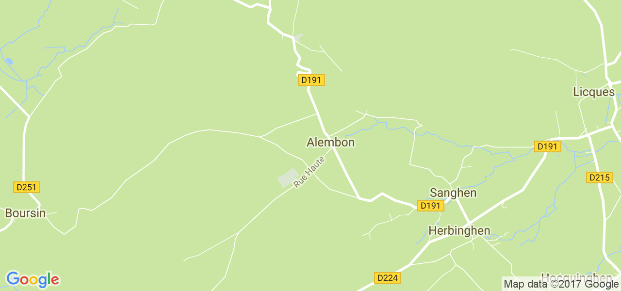 map de la ville de Alembon