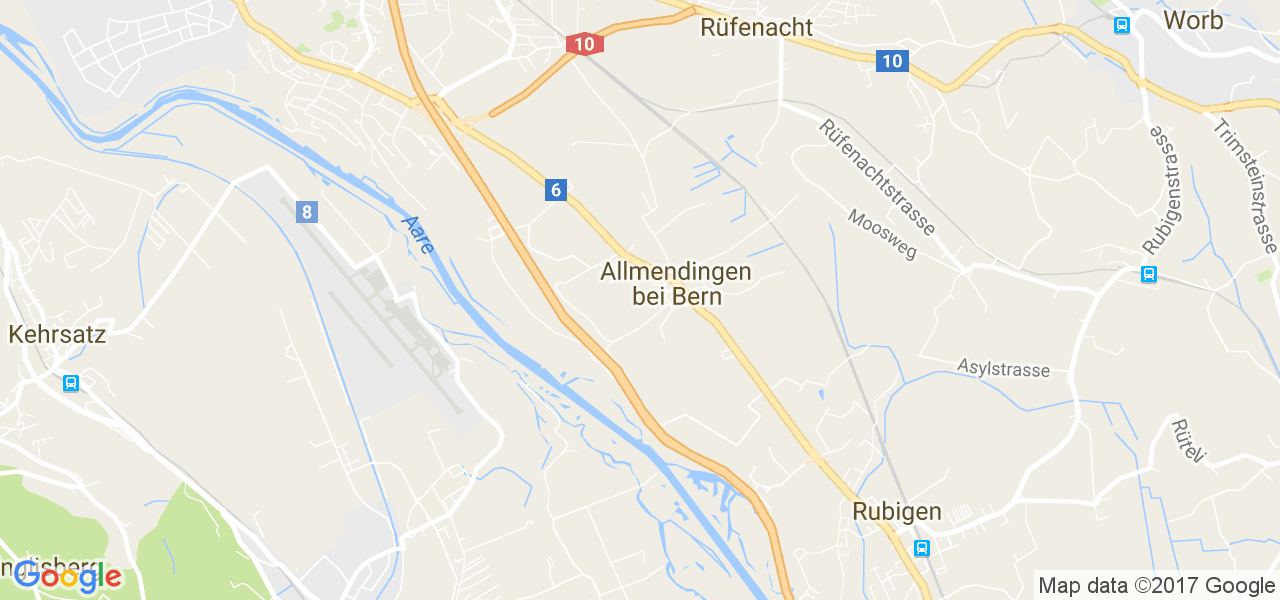 map de la ville de Allmendingen