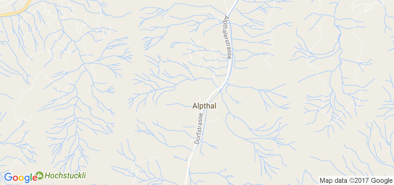 map de la ville de Alpthal