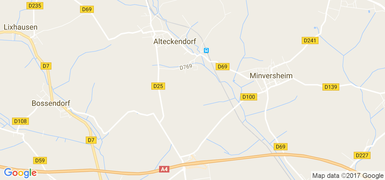 map de la ville de Alteckendorf