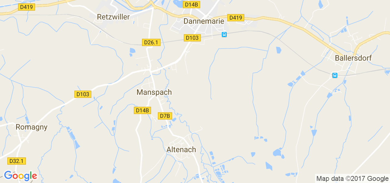 map de la ville de Altenach