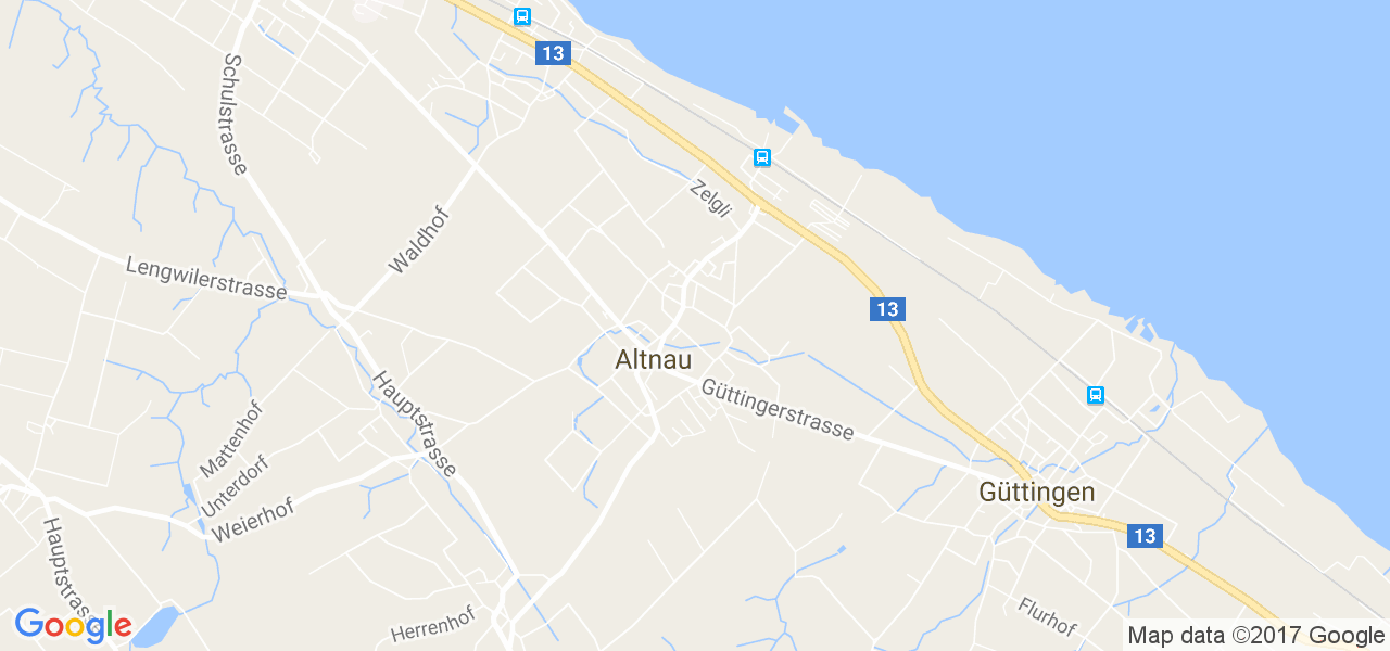 map de la ville de Altnau