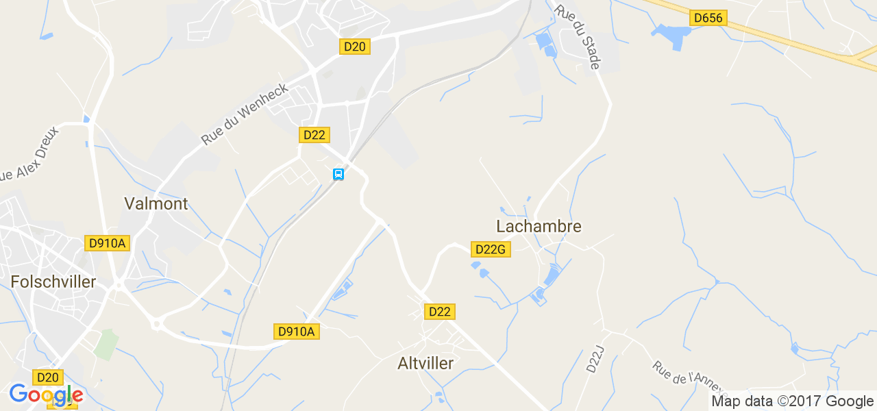 map de la ville de Altviller