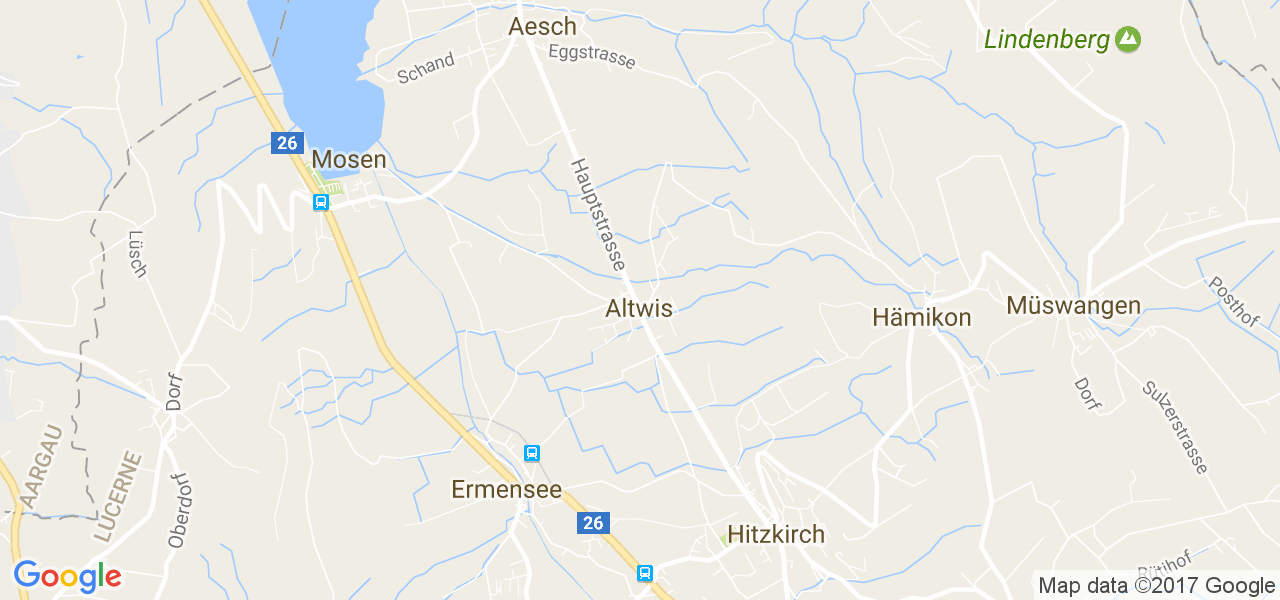 map de la ville de Altwis