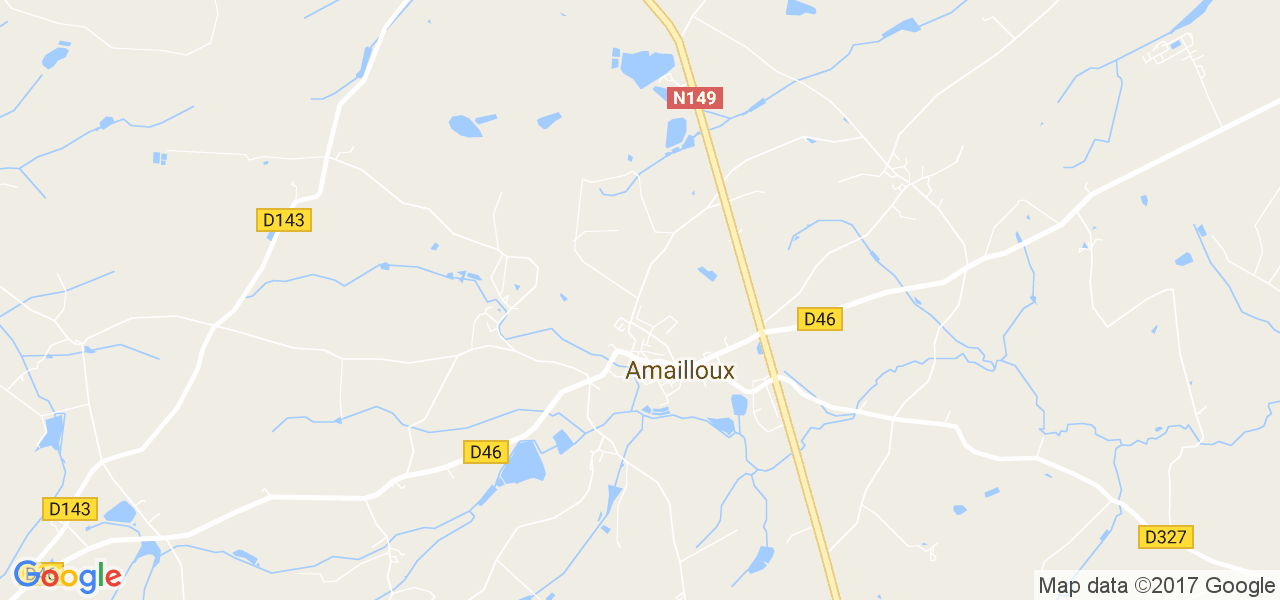 map de la ville de Amailloux