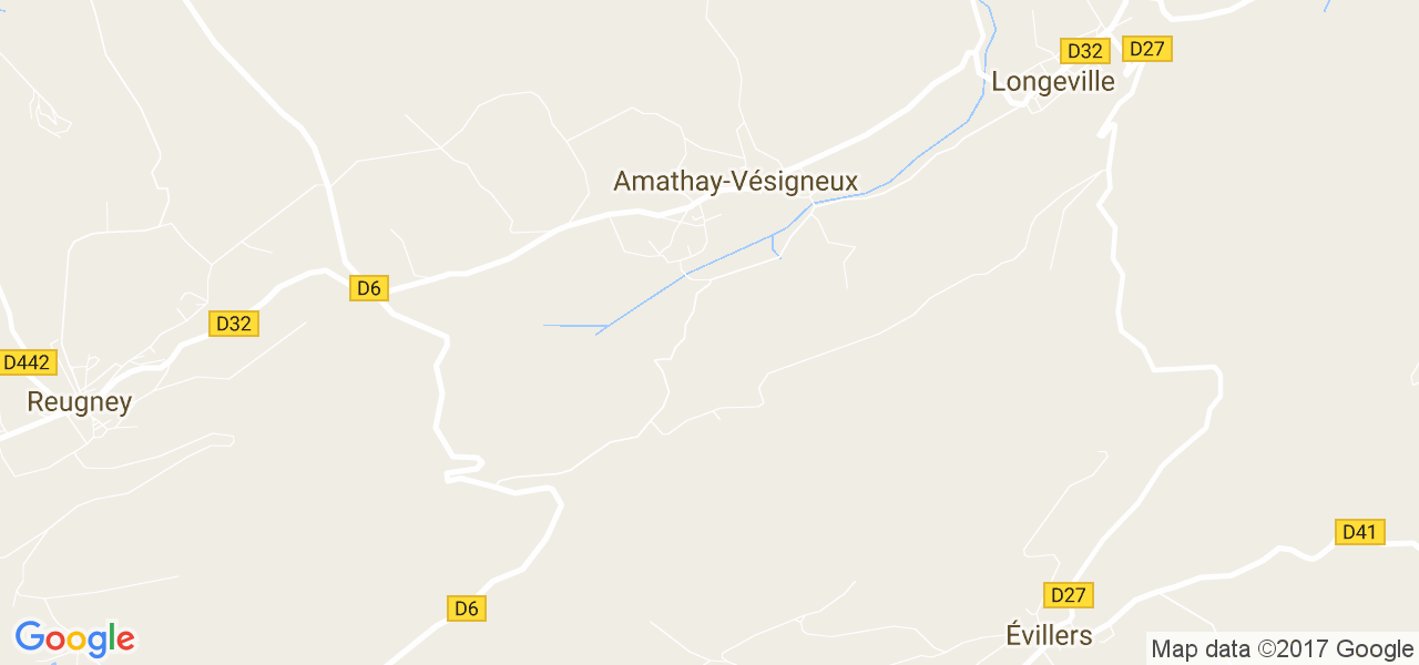 map de la ville de Amathay-Vésigneux