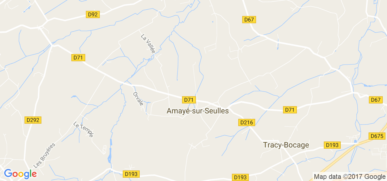 map de la ville de Amayé-sur-Seulles