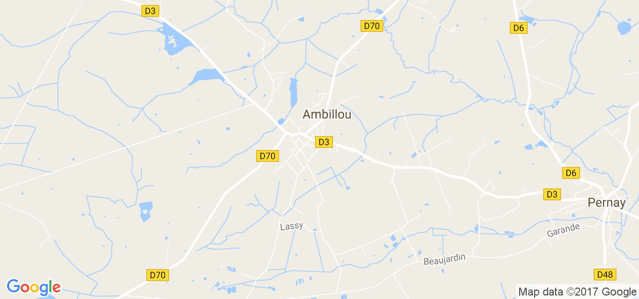 map de la ville de Ambillou