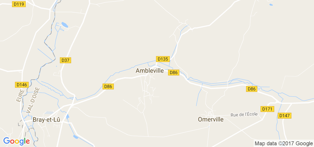 map de la ville de Ambleville