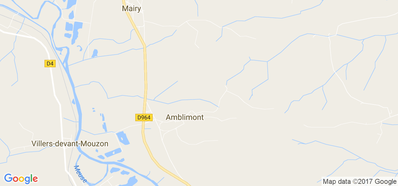 map de la ville de Amblimont