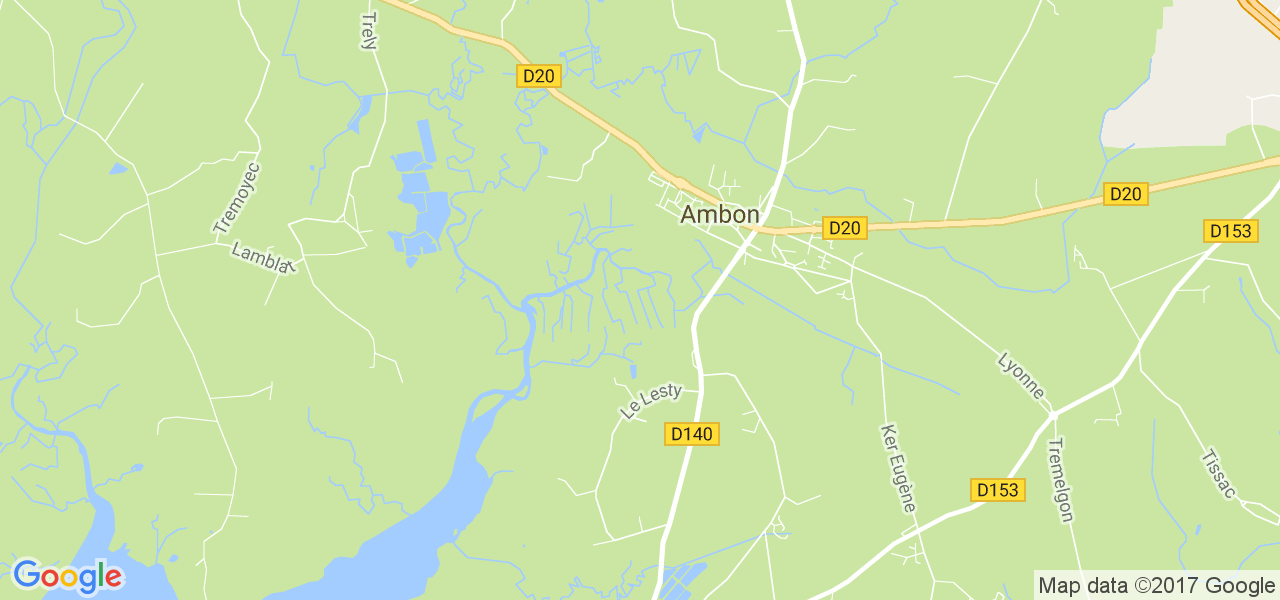 map de la ville de Ambon