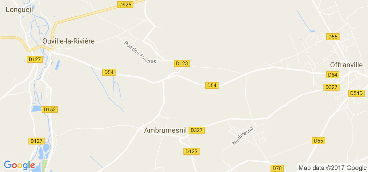 map de la ville de Ambrumesnil