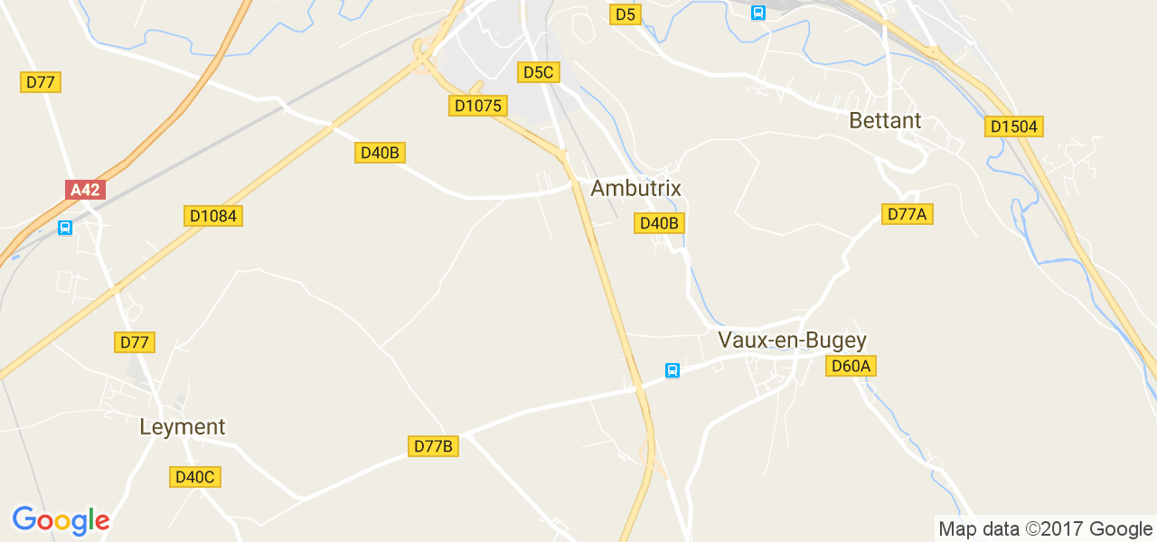 map de la ville de Ambutrix