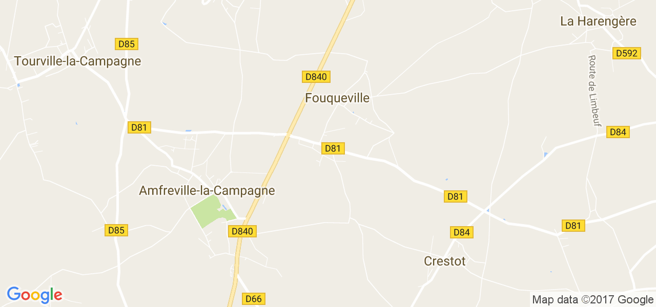 map de la ville de Amfreville-la-Campagne