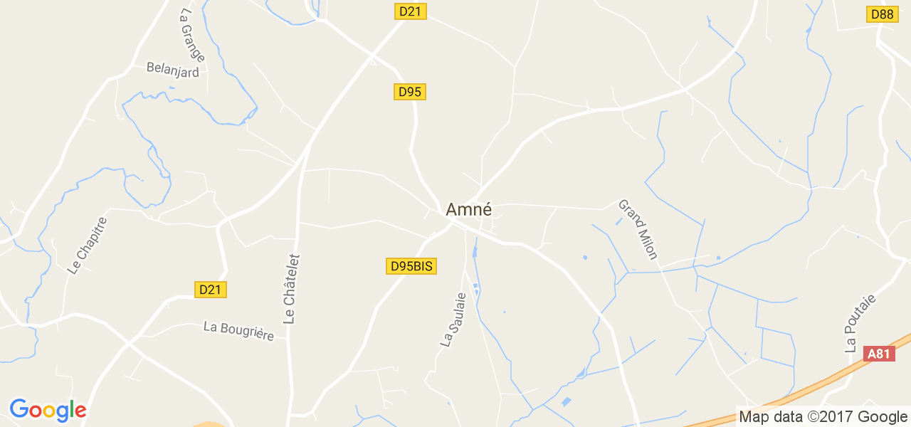 map de la ville de Amné