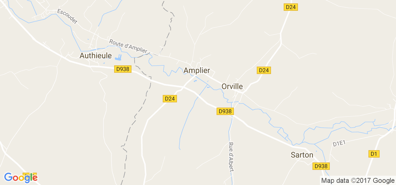 map de la ville de Amplier