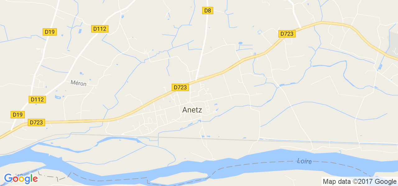 map de la ville de Anetz