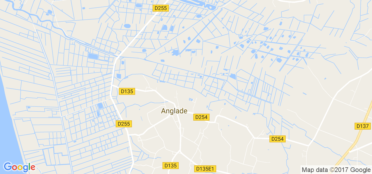 map de la ville de Anglade