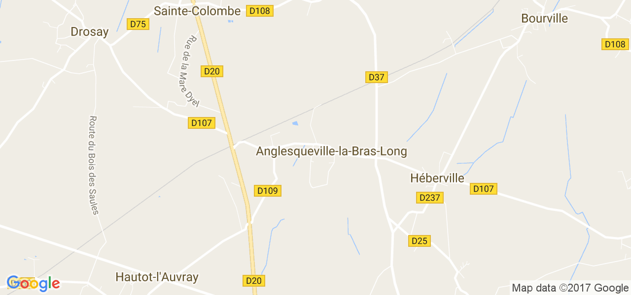 map de la ville de Anglesqueville-la-Bras-Long