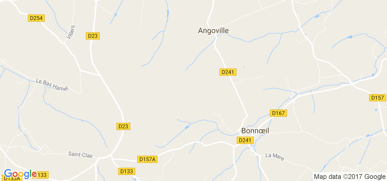 map de la ville de Angoville