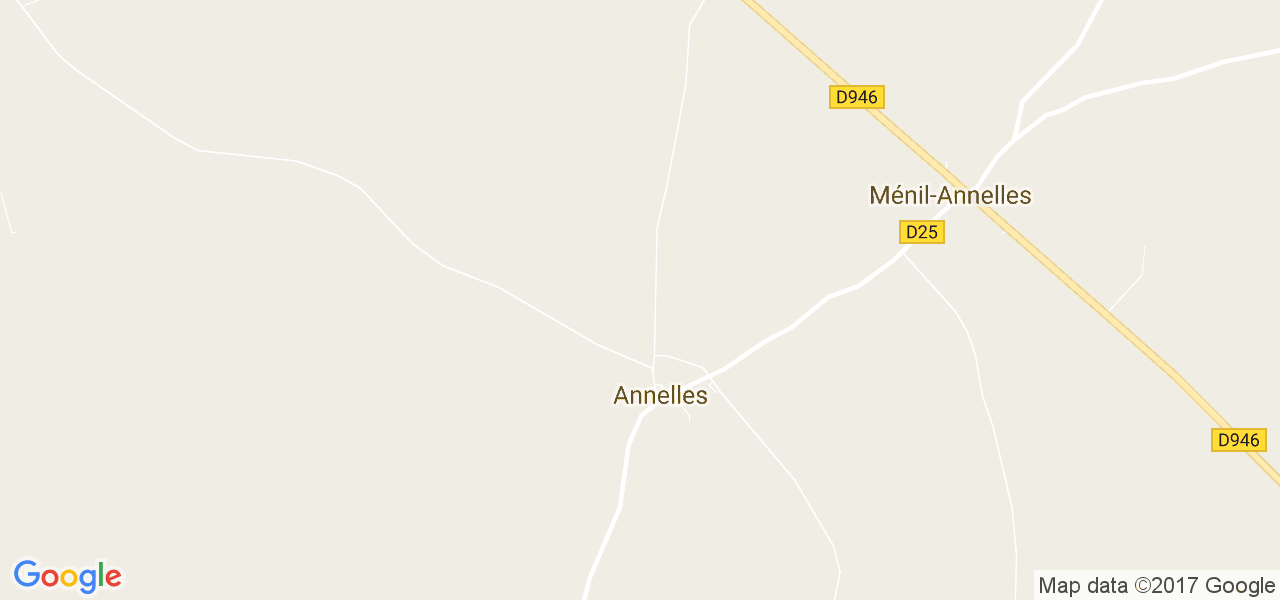 map de la ville de Annelles