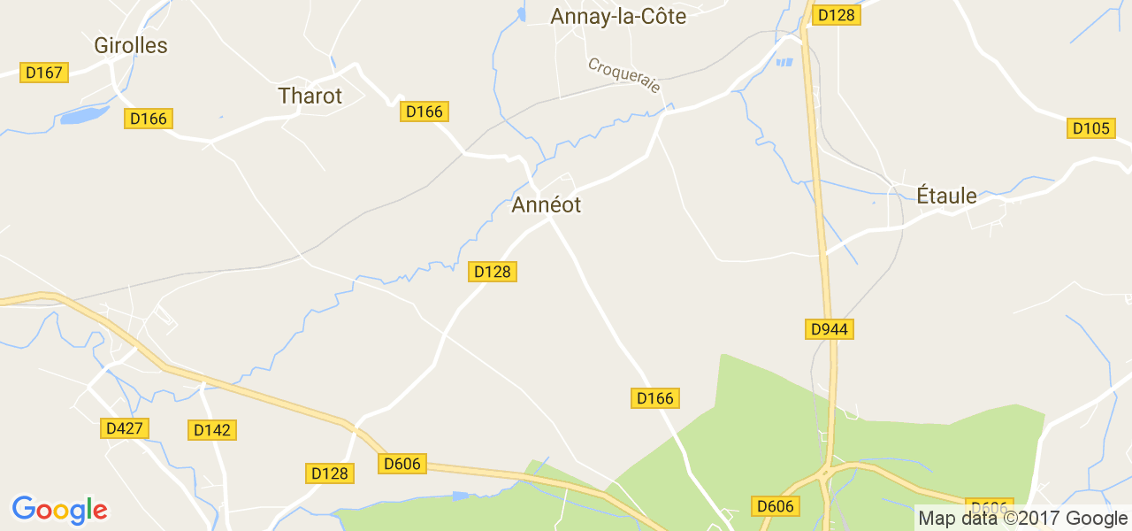 map de la ville de Annéot