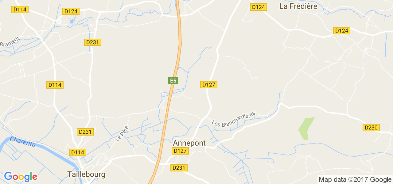 map de la ville de Annepont