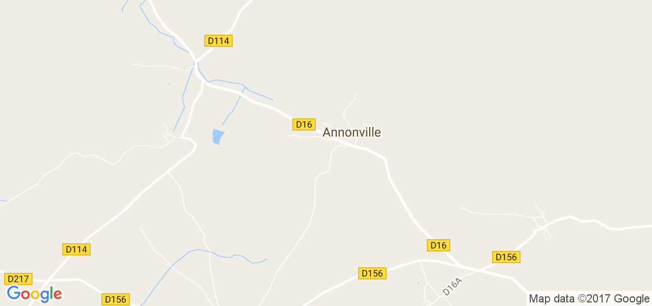 map de la ville de Annonville