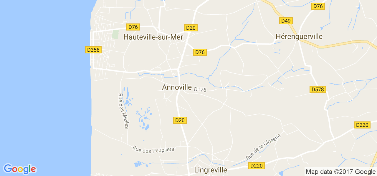 map de la ville de Annoville