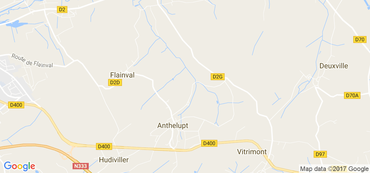 map de la ville de Anthelupt