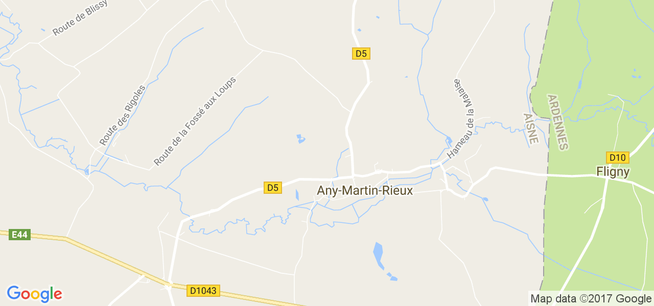 map de la ville de Any-Martin-Rieux